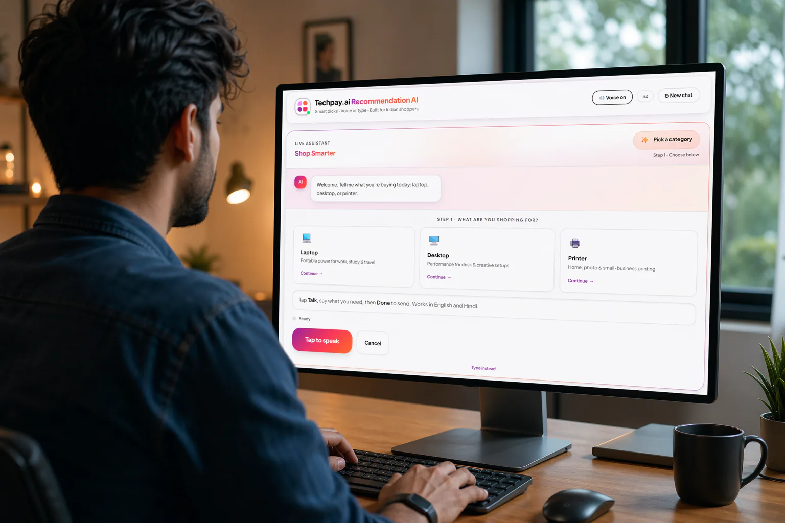 AI recommendation experience preview