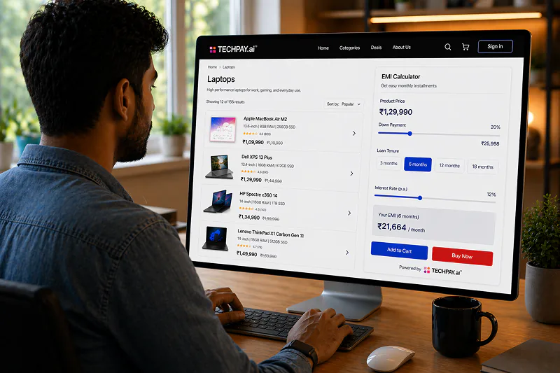 Financing options experience preview